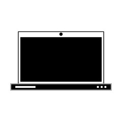 laptop computer icon image vector illustration design 