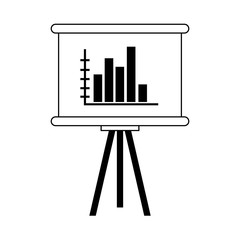 graph chart icon image vector illustration design 