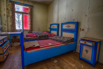 Zimmer im verlassenen Haus