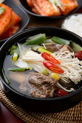galbitang. Short Rib Soup.