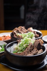 galbitang. Short Rib Soup.