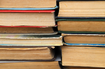 Stack of the old books
