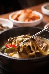 Ugeoji-galbi-tang. Cabbage and Short Rib Soup.