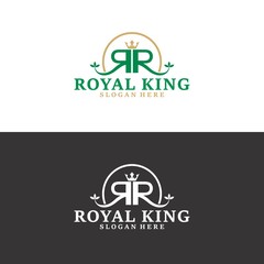 royal king logo in vector