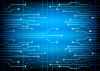 Electrical circuit . eps 10 vector illustration