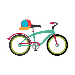 bicycle vehicle isolated icon vector illustration design
