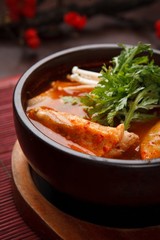 maeuntang. Spicy Fish Stew.