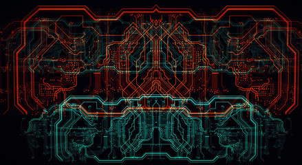 Technology background/Technology background of the abstract computer motherboard, can be used in the description of technological processes, science. Can be used as digital dynamic wallpaper.