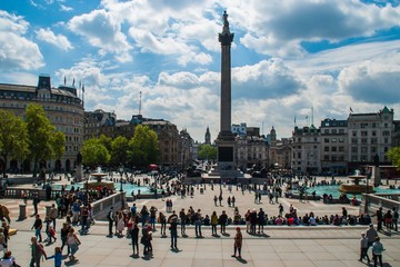 Trafalgar Square - obrazy, fototapety, plakaty
