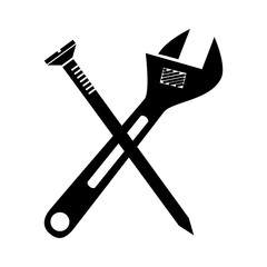 construction tools equipment icon vector illustration design