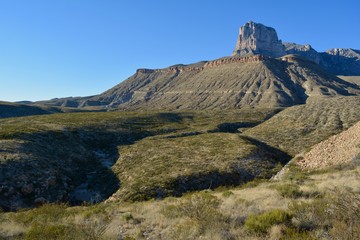 Fototapeta na wymiar Guadalupe Mountains National Park Texas