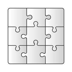 Fototapeta premium puzzle game pieces isolated icon vector illustration design