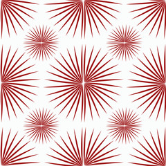 pattern raggi rossi su sfondo bianco