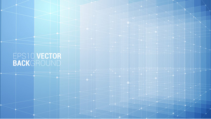 Fototapeta premium Vector Abstract futuristic background