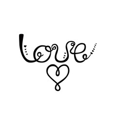 Love. Valentine's day greeting card.