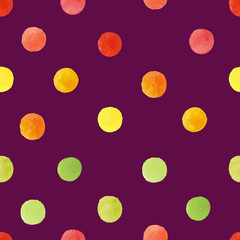 watercolor circles pattern