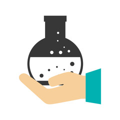 tube test glass isolated icon vector illustration design