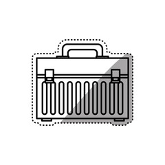 Tools kit box icon vector illustration graphic design