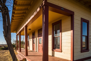 Customs House at  Pancho Villa State Park, Columbus, New Mexico