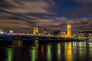 Houses of Parliament, Big Ben and Westminster at sunset. - 138260341