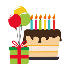 party bubbles celebration icon vector illustration design