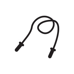 skipping rope icon illustration