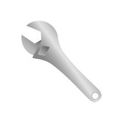 Wrench construction tool icon vector illustration graphic design