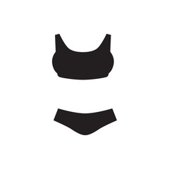 swim suit icon illustration