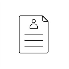 document icon on white background