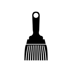Paint brush construction tool icon vector illustration graphic design