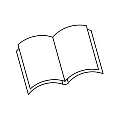 Isolated book open icon vector illustration graphic design
