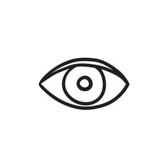 Eye sketch icon.