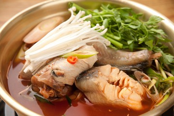 dongtae tang. Pollack Soup.