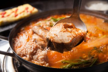dongtae tang. Pollack Soup.