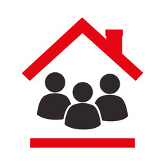 house insurance icon emblem vector illustration design