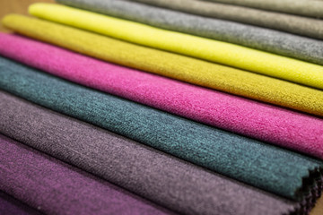 samples of furniture fabrics