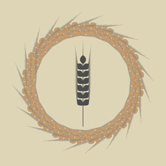 Wheat silhouette