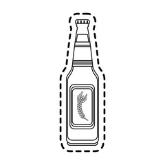 beer bottle  icon image vector illustration design 