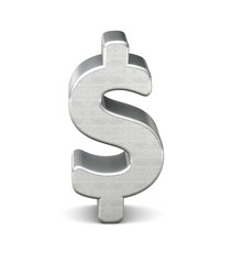 symbol dollar silber silver 3d struktur