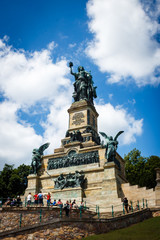 Fototapeta premium Germania Denkmal in Assmannshausen