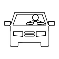 car vehicle isolated icon vector illustration design