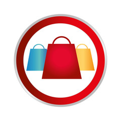 shopping bag isolated icon vector illustration design