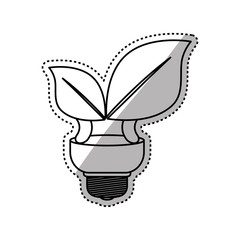 Green energy ecology icon vector illustration graphic design