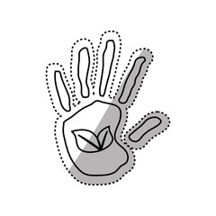 Go green ecology icon vector illustration graphic design