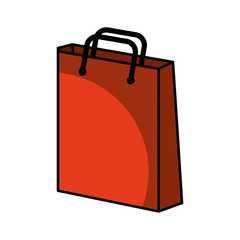 shopping bag isolated icon vector illustration design