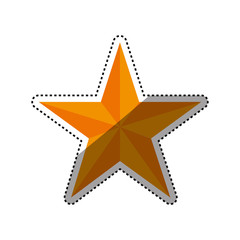 Star award medal icon vector illustration graphic design