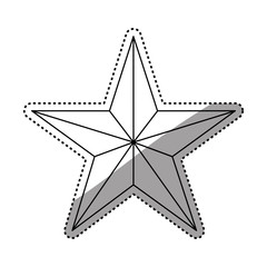 Star award medal icon vector illustration graphic design