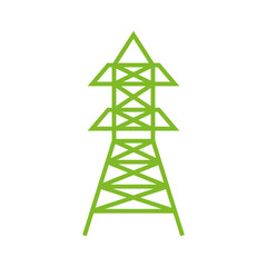 Radio antenna isolated icon vector illustration graphic design