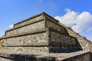 Small pyramid in Teotihuacan