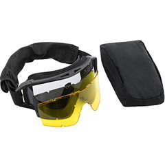 safety glasses, white background
